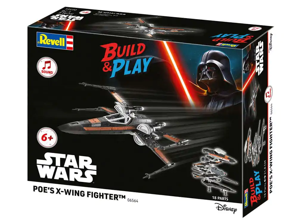 Star Wars Model Kit 1/78 Stíhačka X-Wing 22 cm fotografii produktu