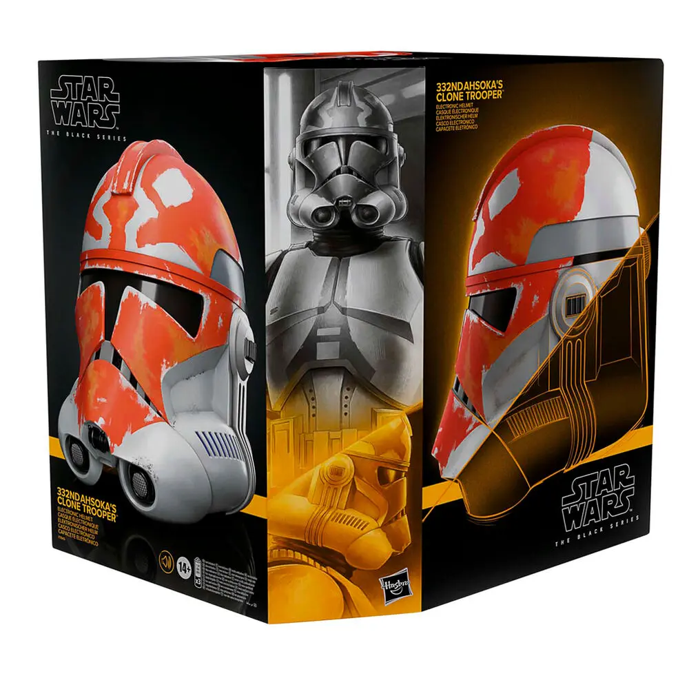 Star Wars: The Clone Wars Black Series elektronická helma 332. Ahsočina klonovaný voják fotografii produktu