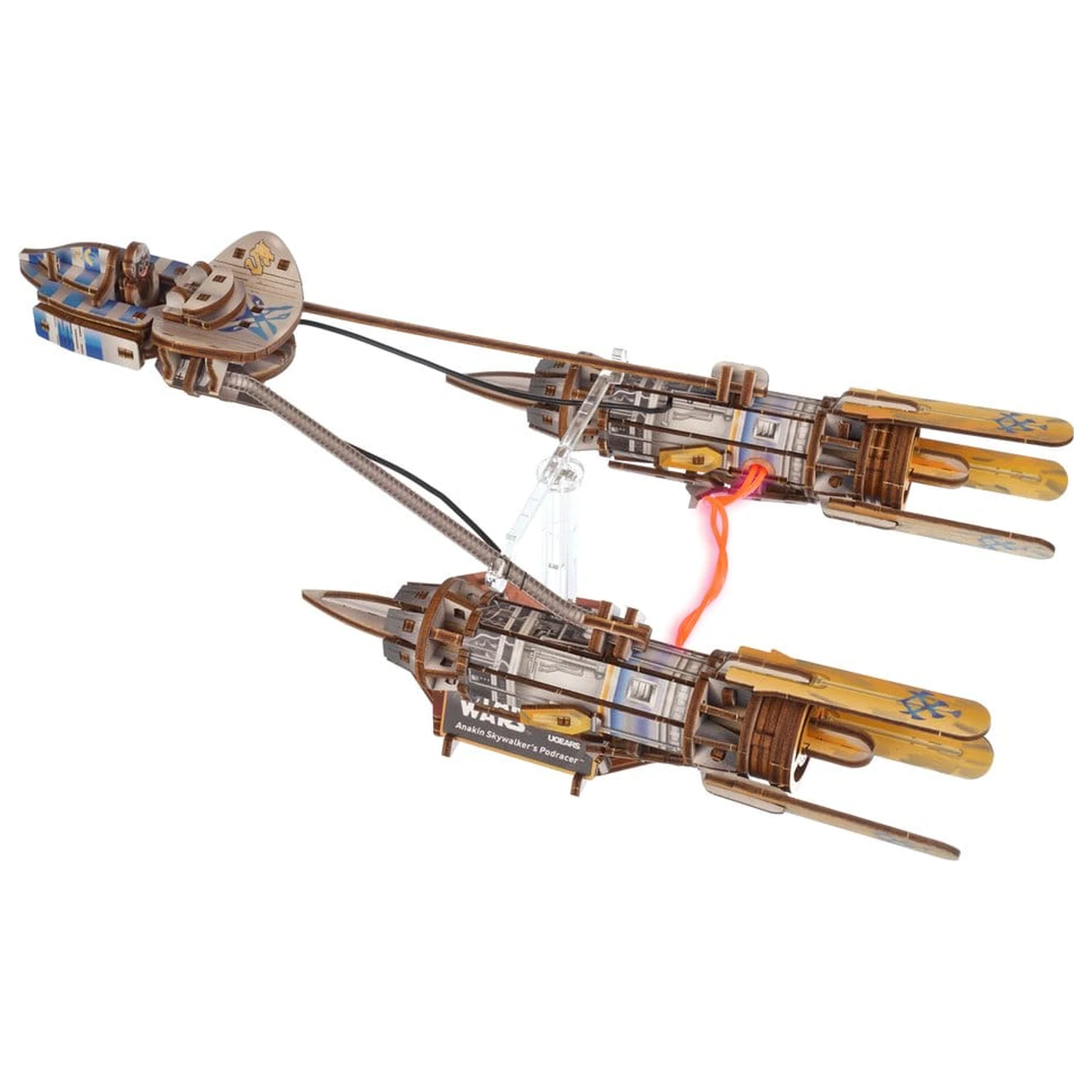 Star Wars 3D Dřevěné Puzzle Anakin Skywalker's Podracer fotografii produktu
