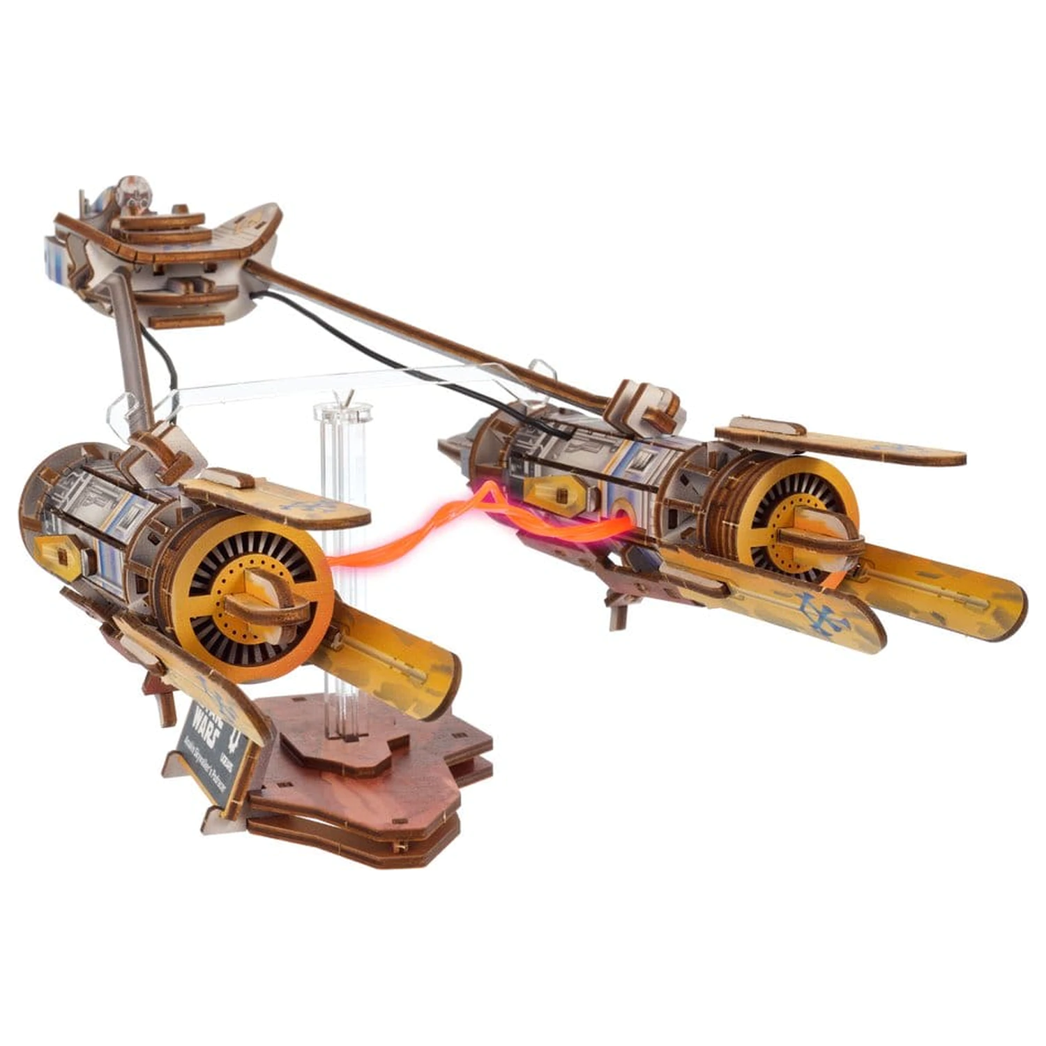 Star Wars 3D Dřevěné Puzzle Anakin Skywalker's Podracer fotografii produktu