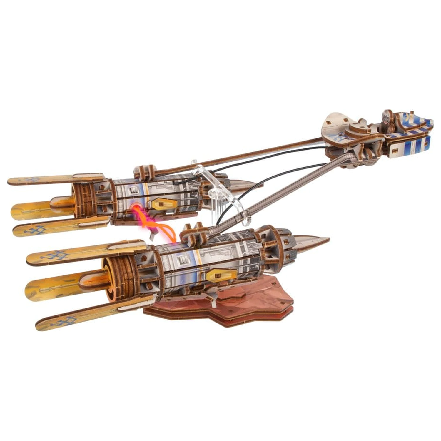 Star Wars 3D Dřevěné Puzzle Anakin Skywalker's Podracer fotografii produktu