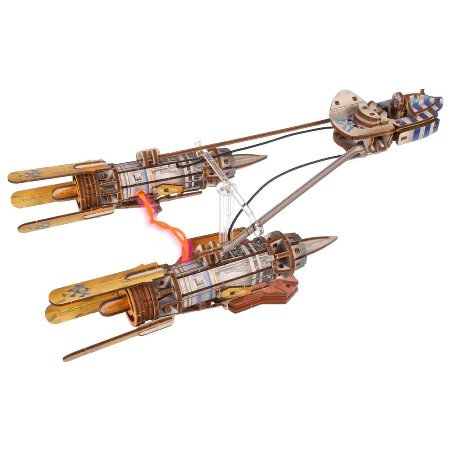 Star Wars 3D Dřevěné Puzzle Anakin Skywalker's Podracer fotografii produktu