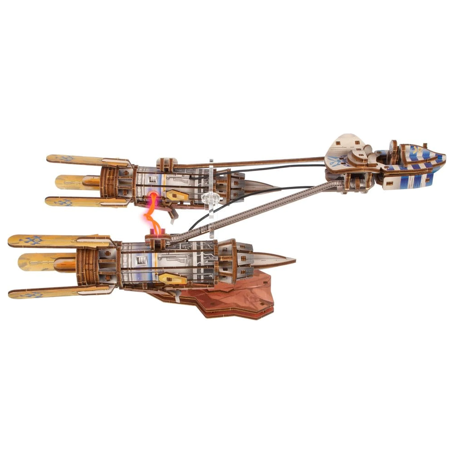 Star Wars 3D Dřevěné Puzzle Anakin Skywalker's Podracer fotografii produktu