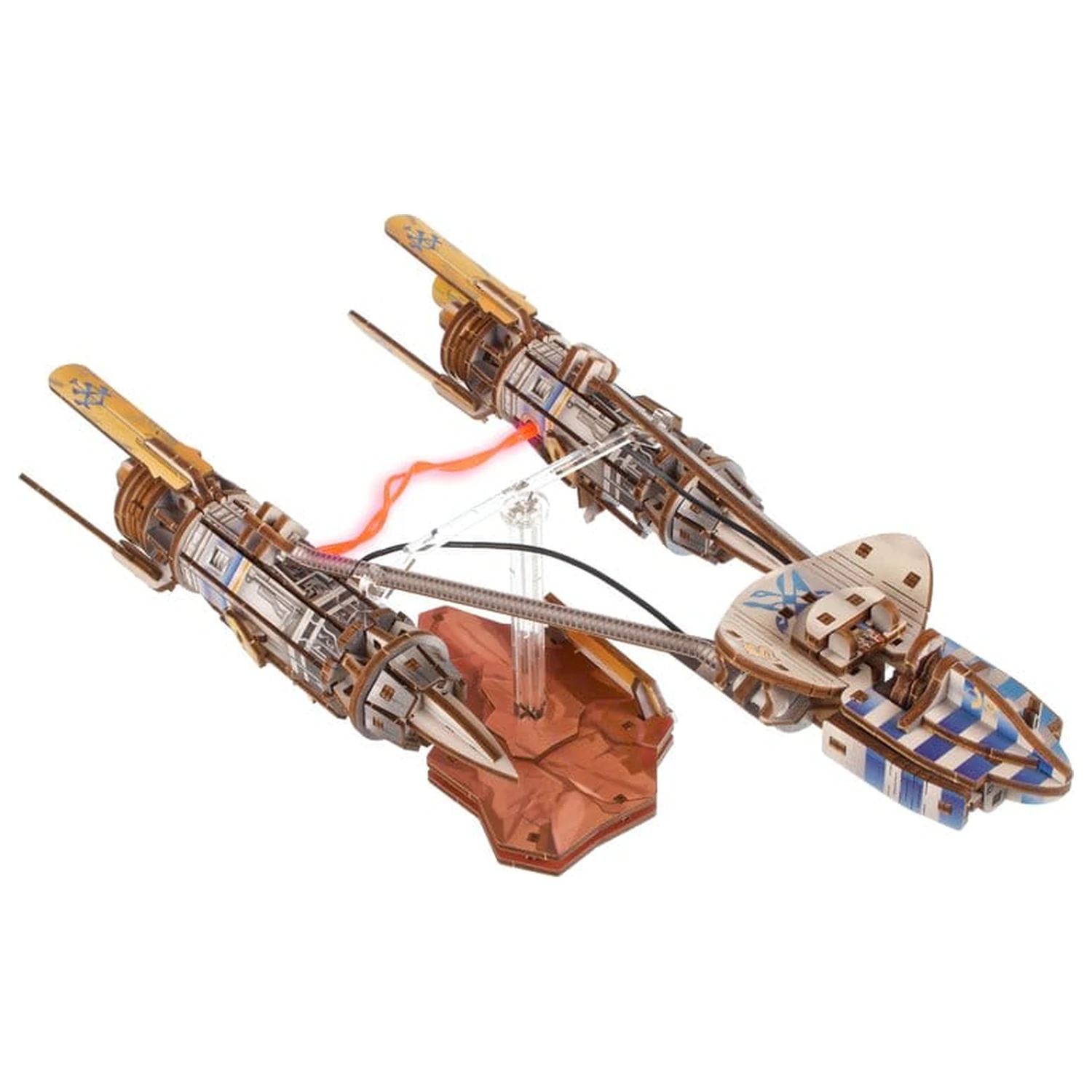 Star Wars 3D Dřevěné Puzzle Anakin Skywalker's Podracer fotografii produktu