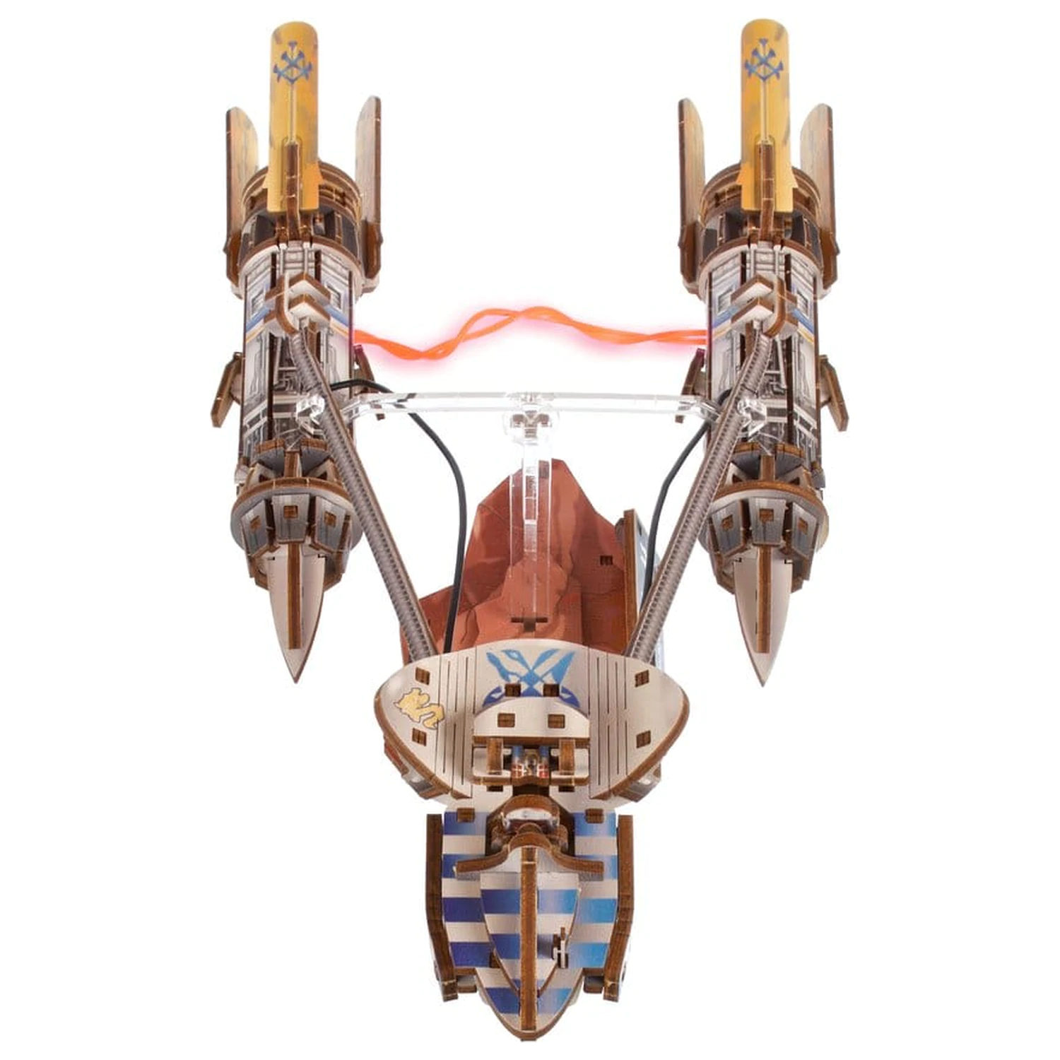 Star Wars 3D Dřevěné Puzzle Anakin Skywalker's Podracer fotografii produktu