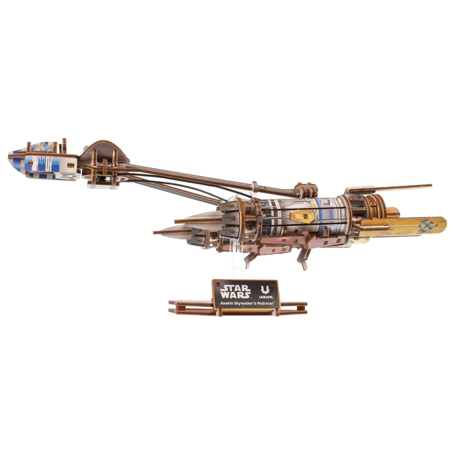 Star Wars 3D Dřevěné Puzzle Anakin Skywalker's Podracer fotografii produktu