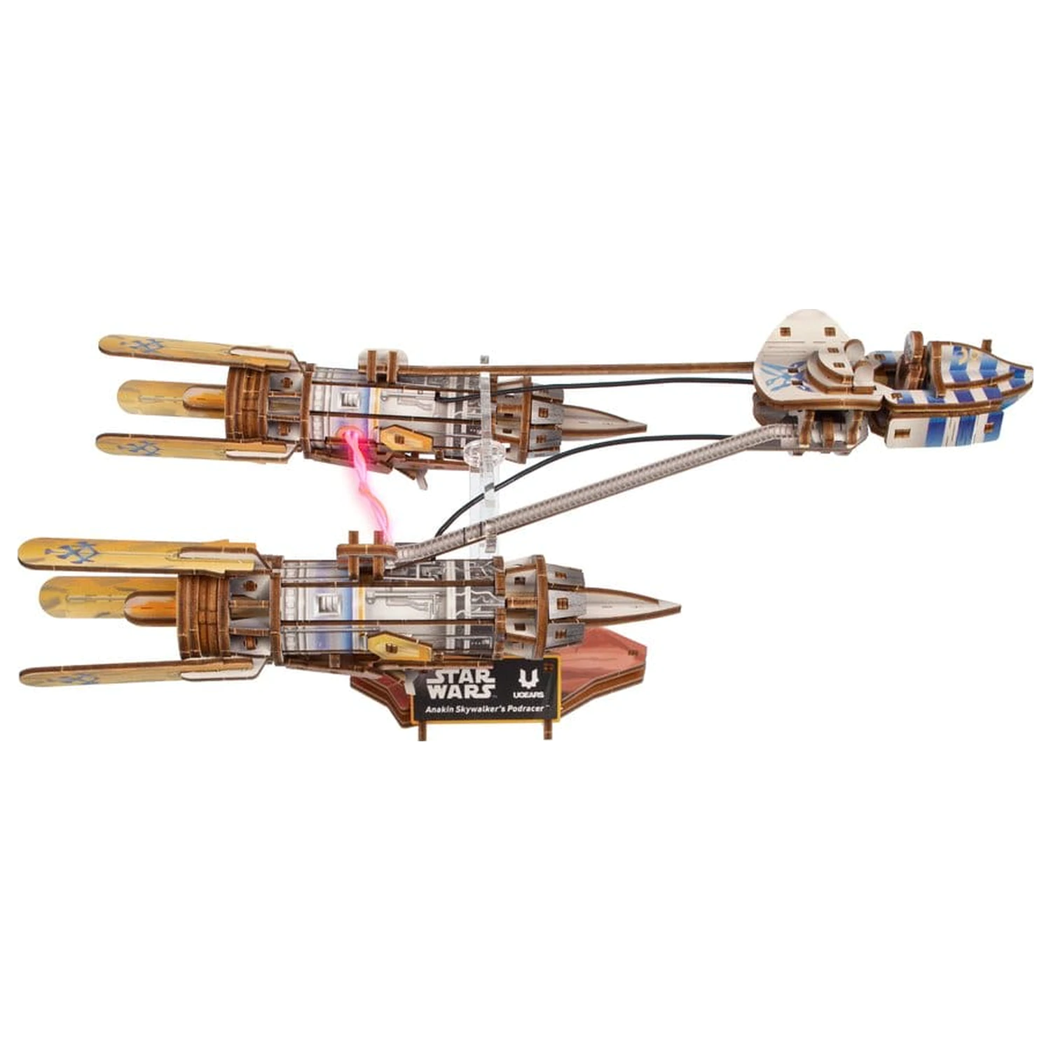 Star Wars 3D Dřevěné Puzzle Anakin Skywalker's Podracer fotografii produktu