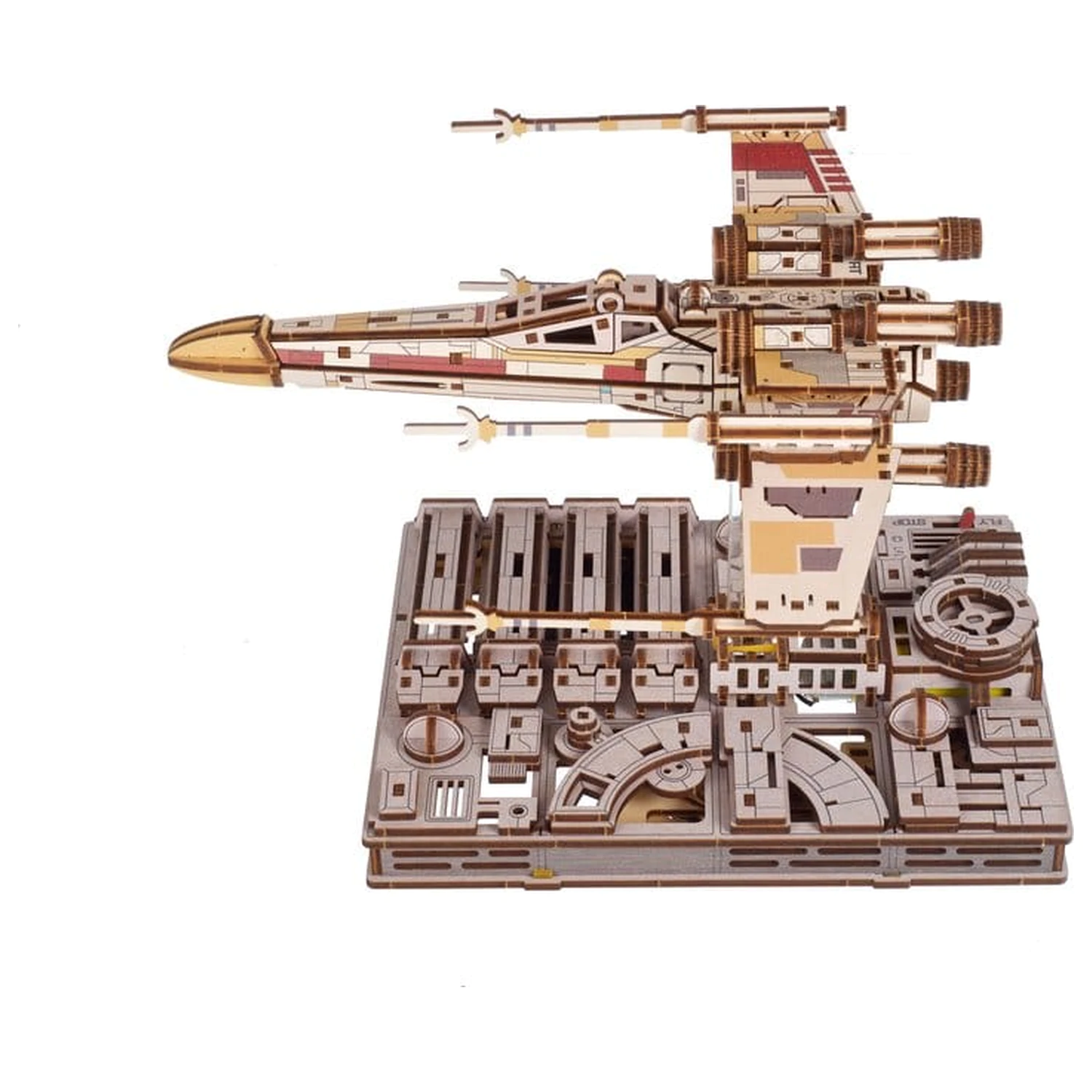 Star Wars 3D Dřevěné Puzzle Luke Skywalker's X-Wing Starfighter fotografii produktu