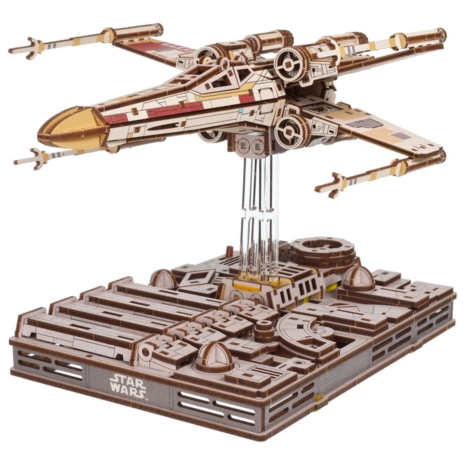 Star Wars 3D Dřevěné Puzzle Luke Skywalker's X-Wing Starfighter fotografii produktu