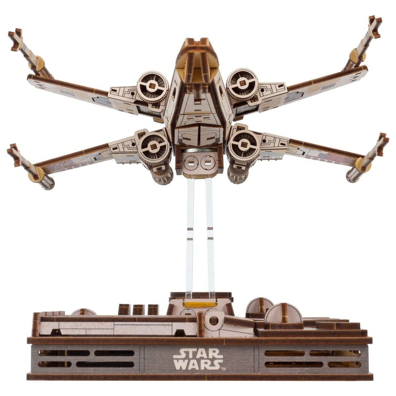 Star Wars 3D Dřevěné Puzzle Luke Skywalker's X-Wing Starfighter fotografii produktu