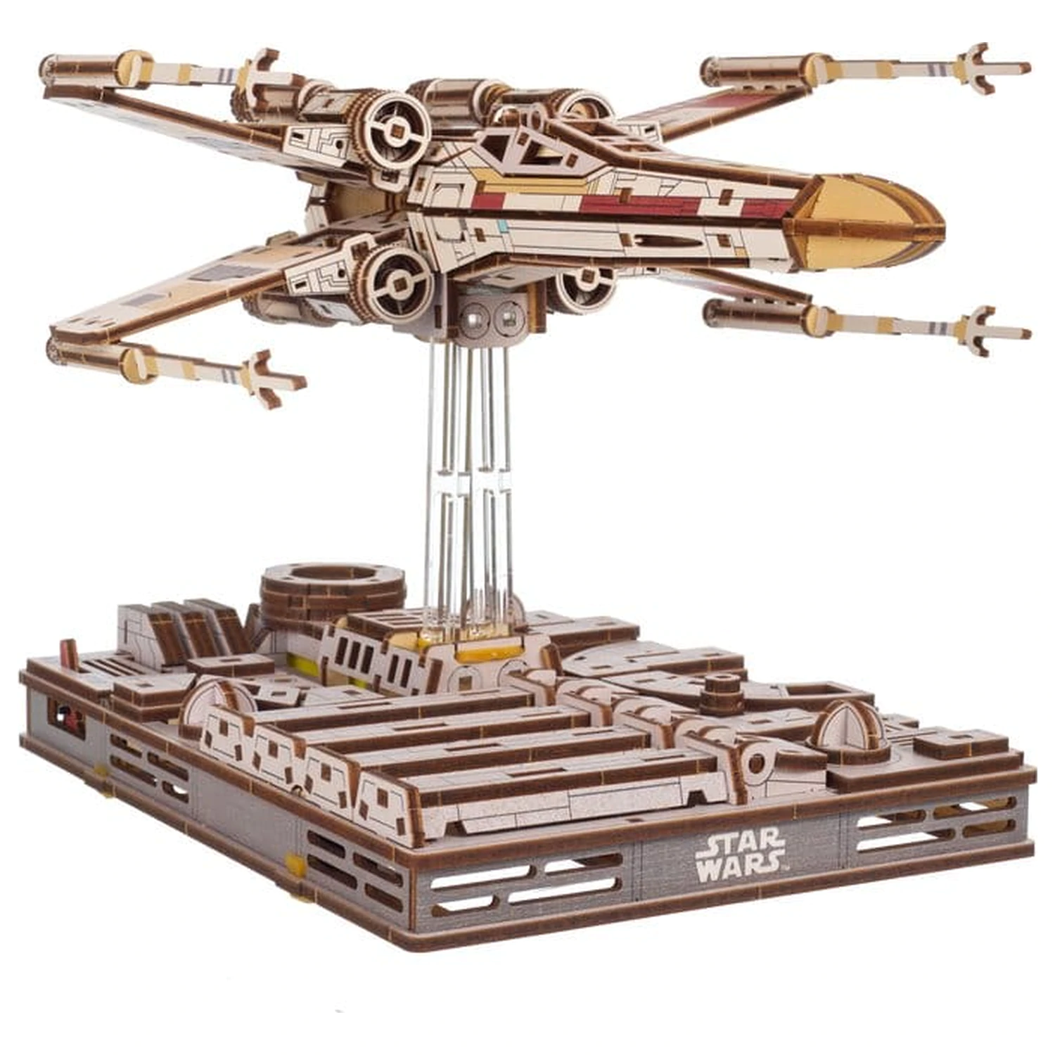 Star Wars 3D Dřevěné Puzzle Luke Skywalker's X-Wing Starfighter fotografii produktu