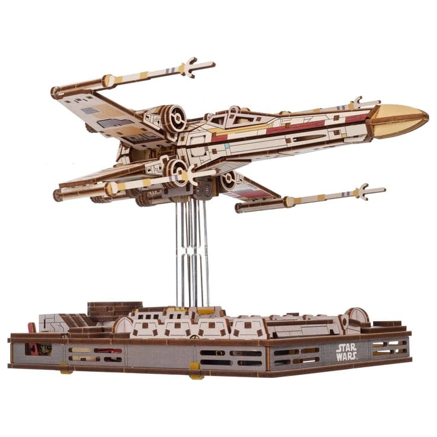 Star Wars 3D Dřevěné Puzzle Luke Skywalker's X-Wing Starfighter fotografii produktu