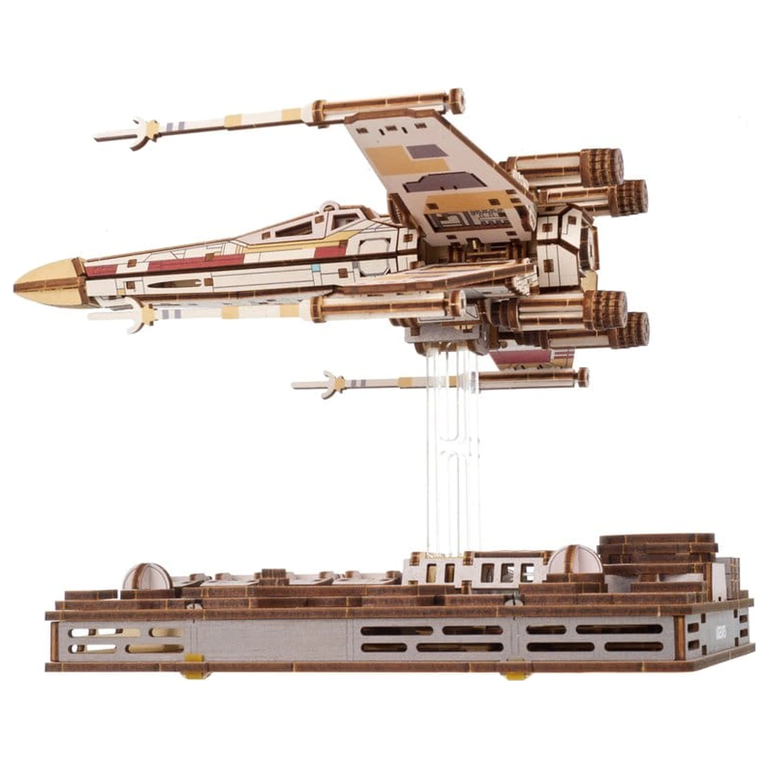 Star Wars 3D Dřevěné Puzzle Luke Skywalker's X-Wing Starfighter fotografii produktu