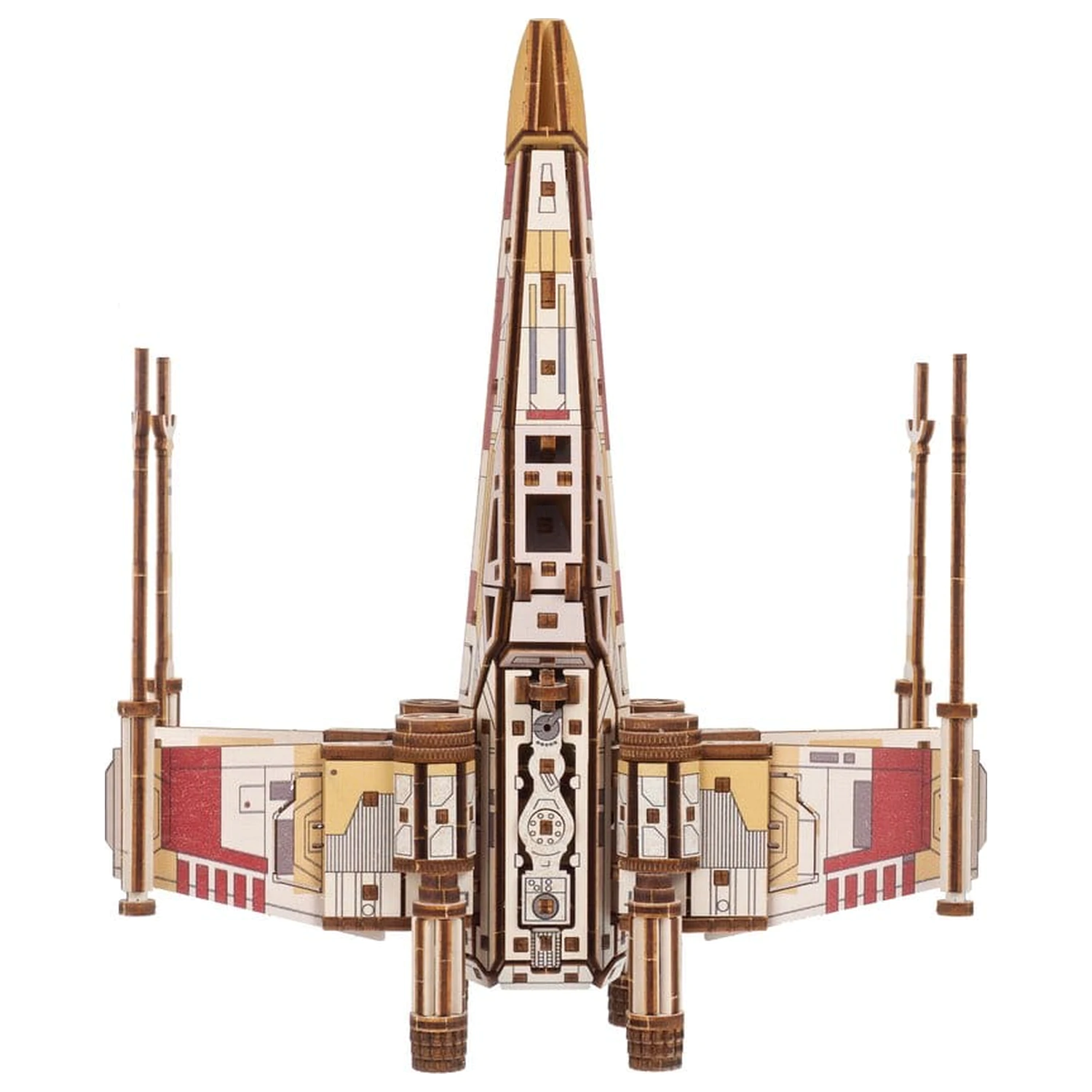 Star Wars 3D Dřevěné Puzzle Luke Skywalker's X-Wing Starfighter fotografii produktu