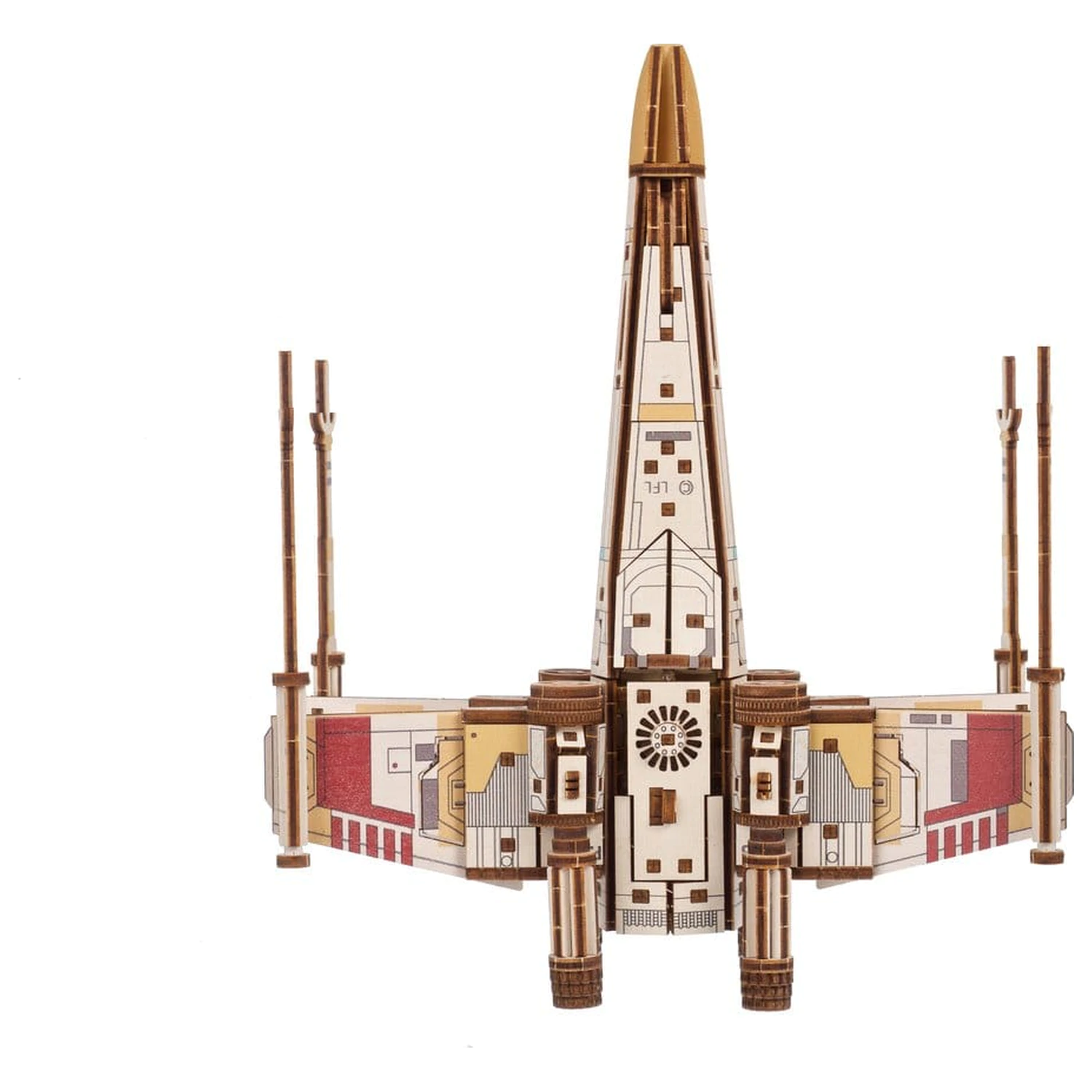 Star Wars 3D Dřevěné Puzzle Luke Skywalker's X-Wing Starfighter fotografii produktu