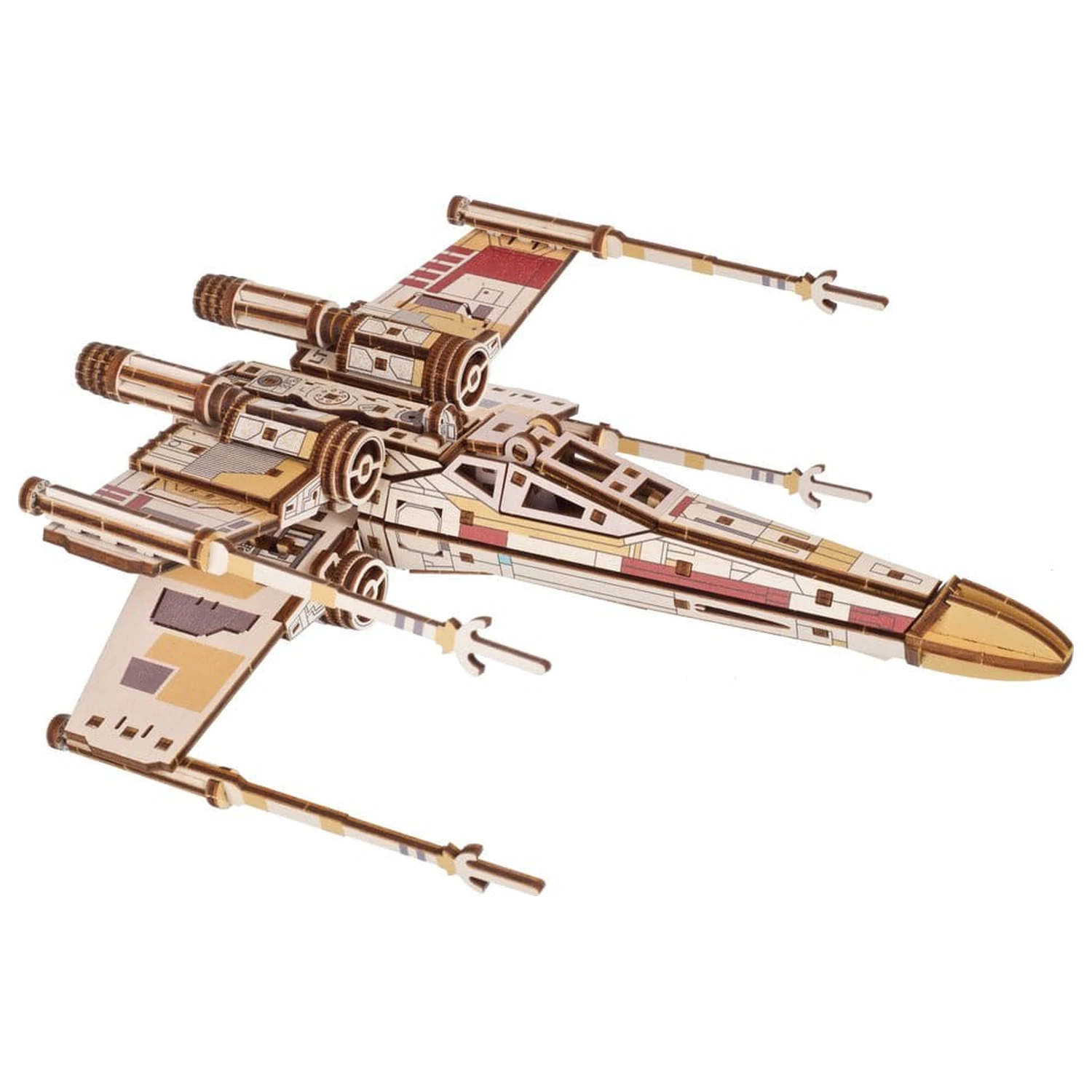 Star Wars 3D Dřevěné Puzzle Luke Skywalker's X-Wing Starfighter fotografii produktu