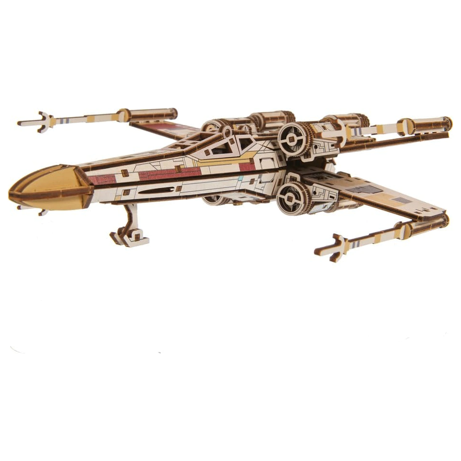 Star Wars 3D Dřevěné Puzzle Luke Skywalker's X-Wing Starfighter fotografii produktu