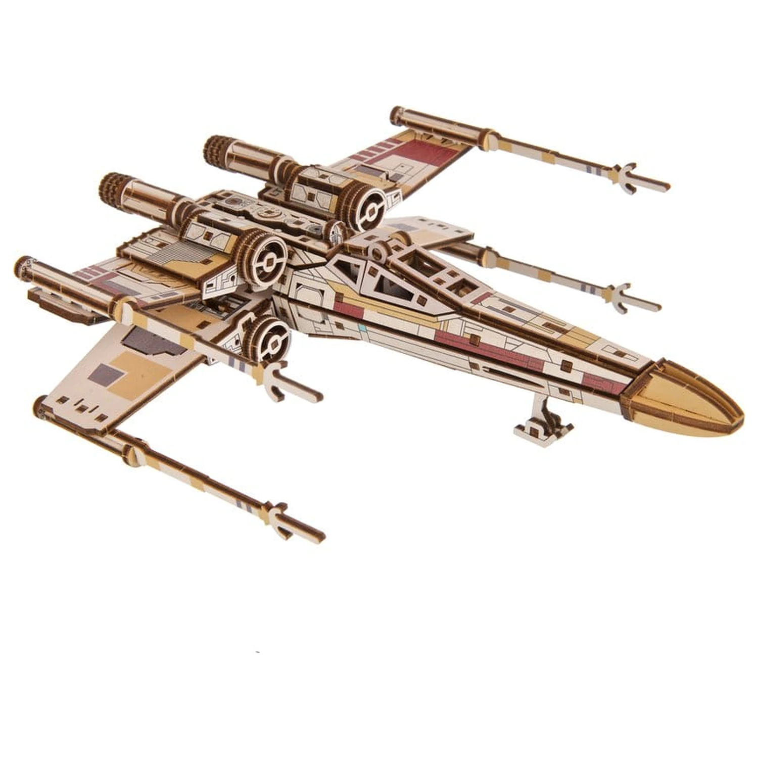Star Wars 3D Dřevěné Puzzle Luke Skywalker's X-Wing Starfighter fotografii produktu