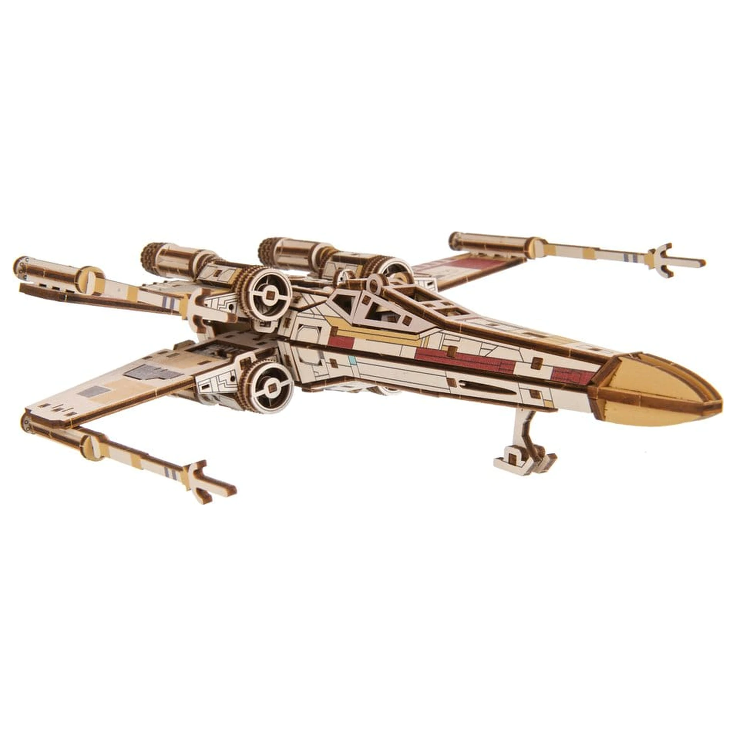 Star Wars 3D Dřevěné Puzzle Luke Skywalker's X-Wing Starfighter fotografii produktu