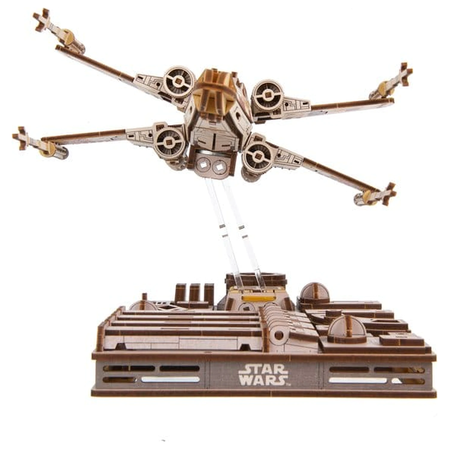 Star Wars 3D Dřevěné Puzzle Luke Skywalker's X-Wing Starfighter fotografii produktu