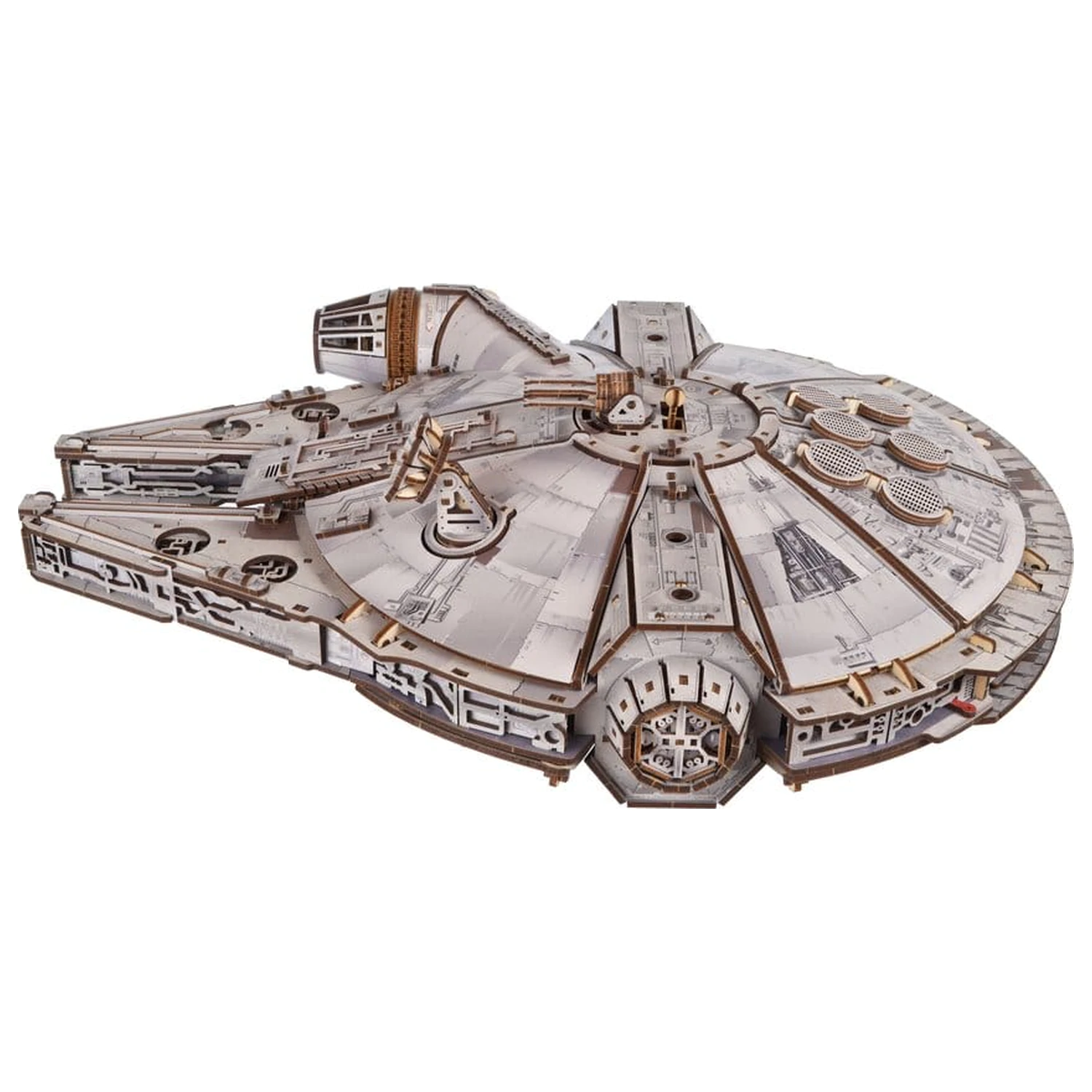Star Wars 3D dřevěné puzzle Millennium Falcon fotografii produktu
