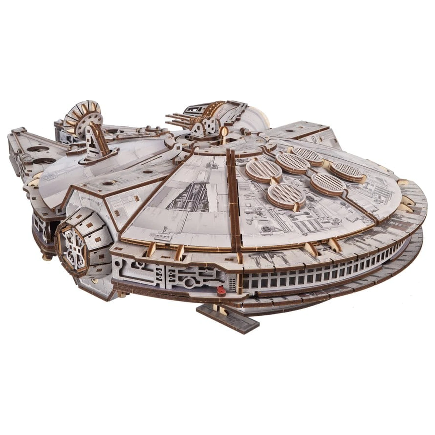Star Wars 3D dřevěné puzzle Millennium Falcon fotografii produktu