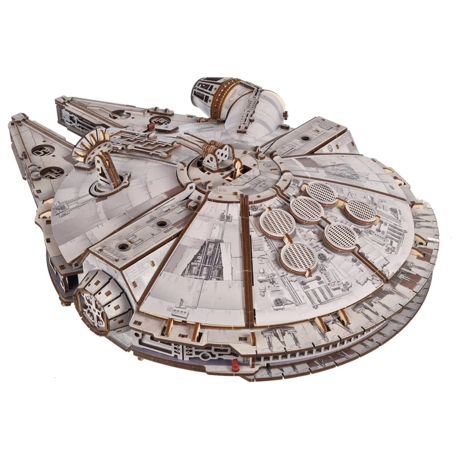Star Wars 3D dřevěné puzzle Millennium Falcon fotografii produktu