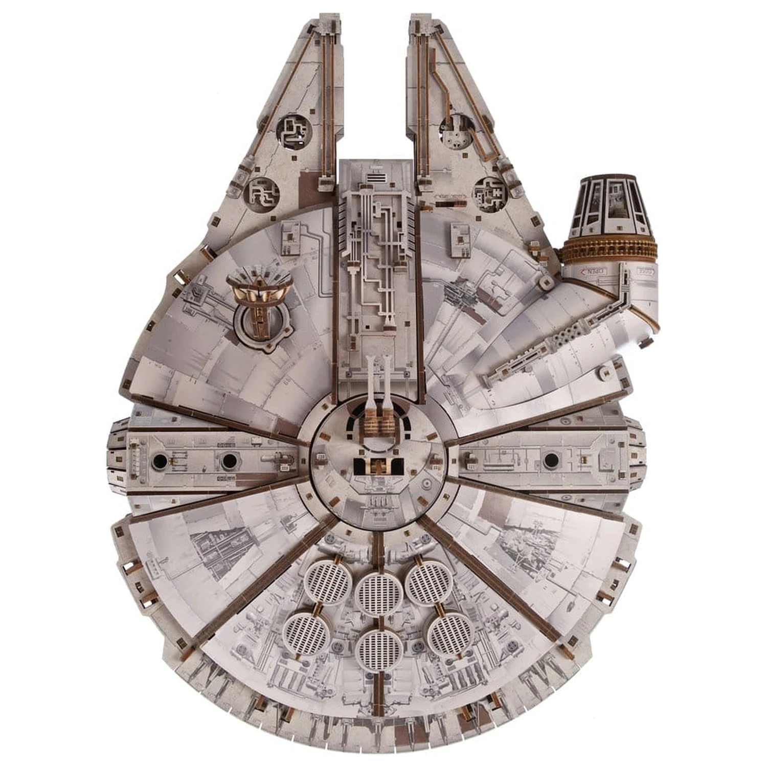 Star Wars 3D dřevěné puzzle Millennium Falcon fotografii produktu