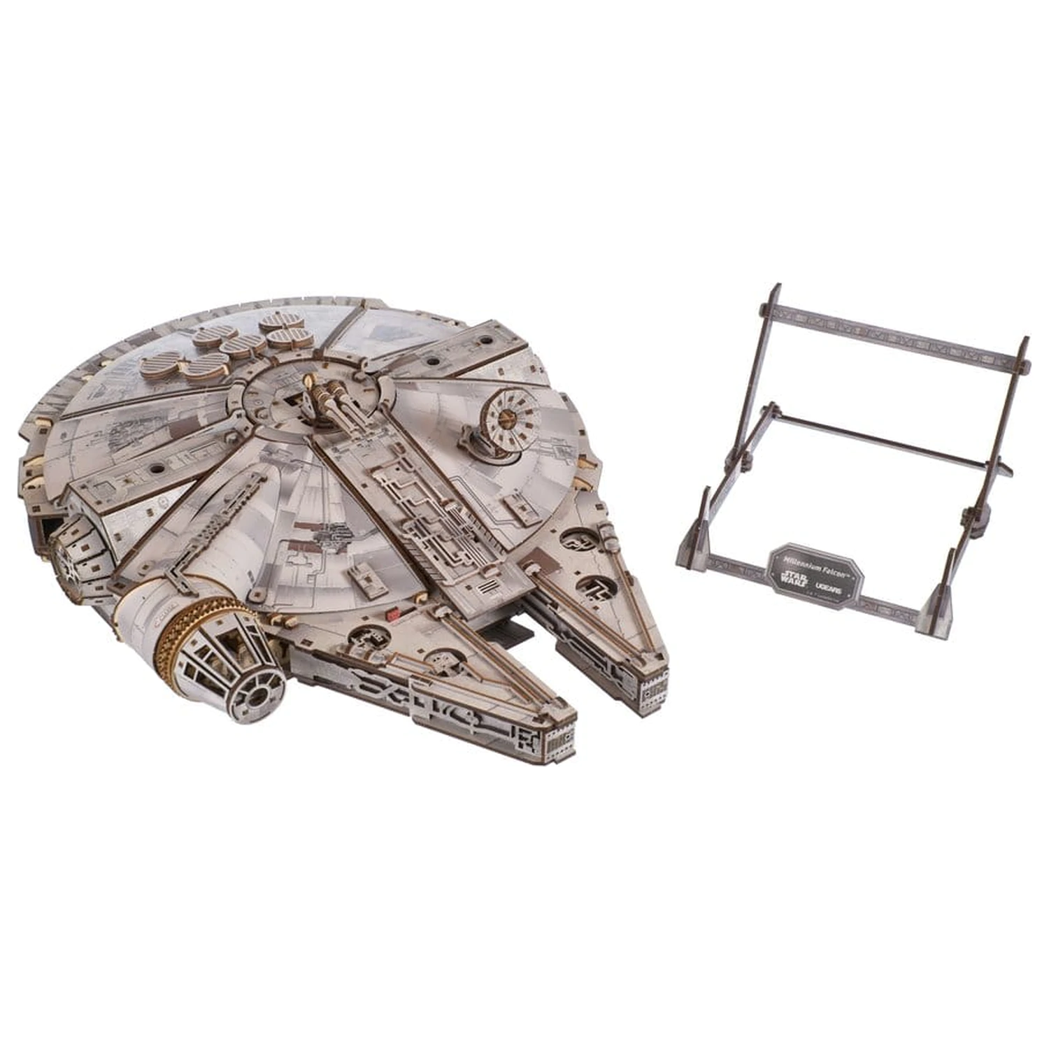 Star Wars 3D dřevěné puzzle Millennium Falcon fotografii produktu