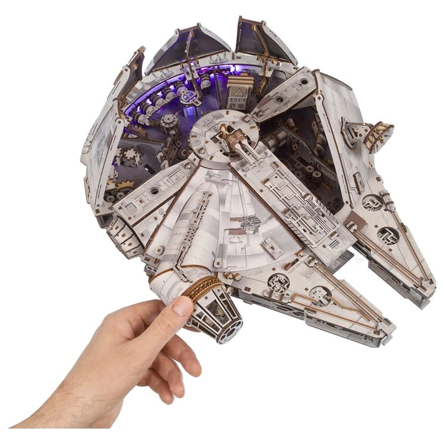 Star Wars 3D dřevěné puzzle Millennium Falcon fotografii produktu