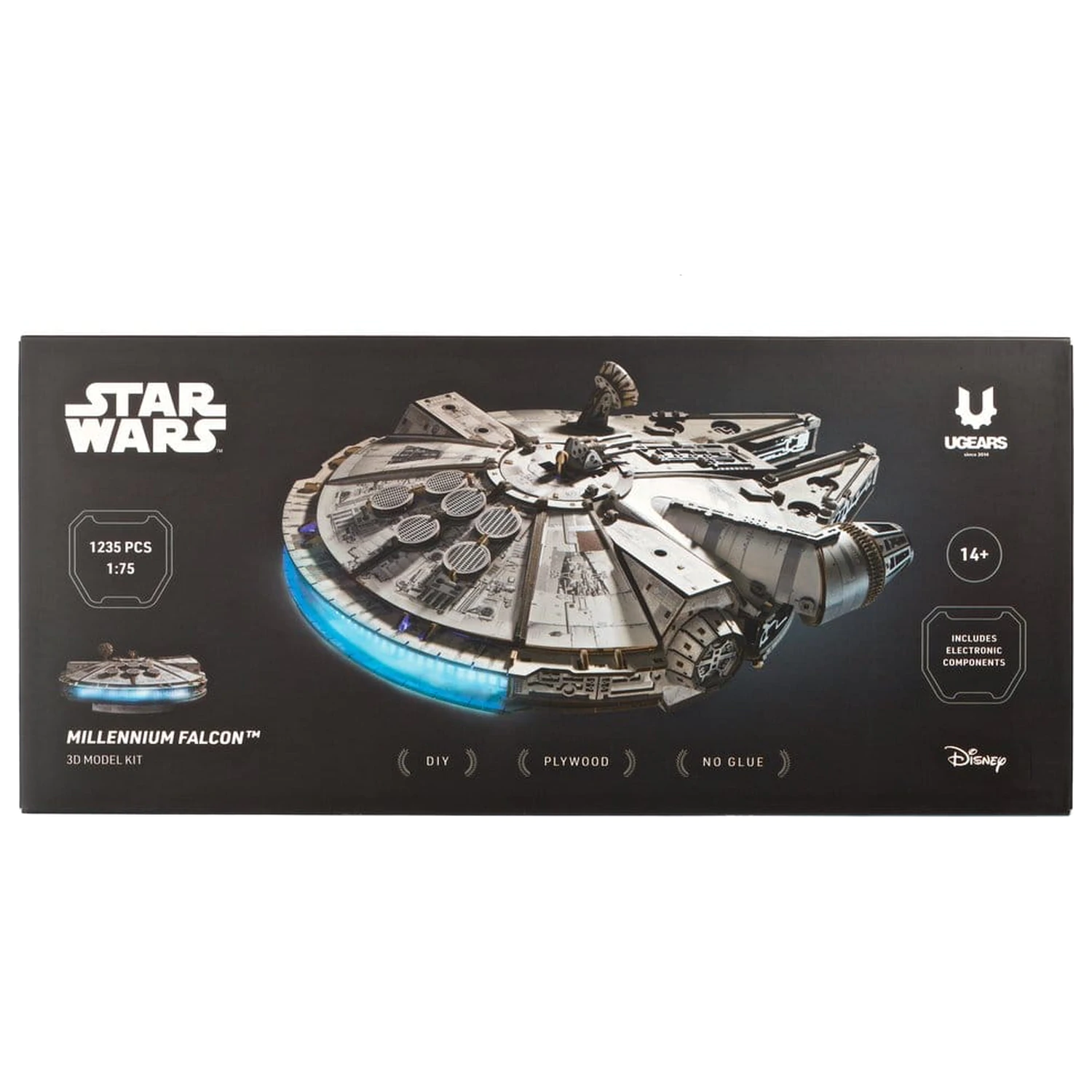 Star Wars 3D dřevěné puzzle Millennium Falcon fotografii produktu