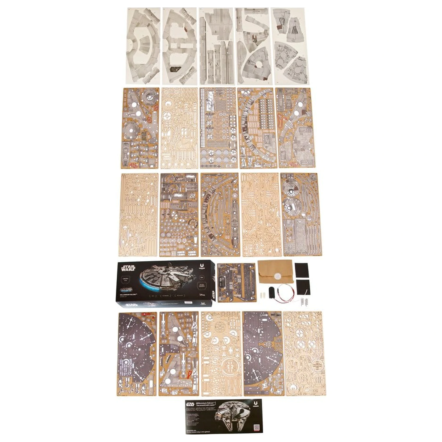 Star Wars 3D dřevěné puzzle Millennium Falcon fotografii produktu