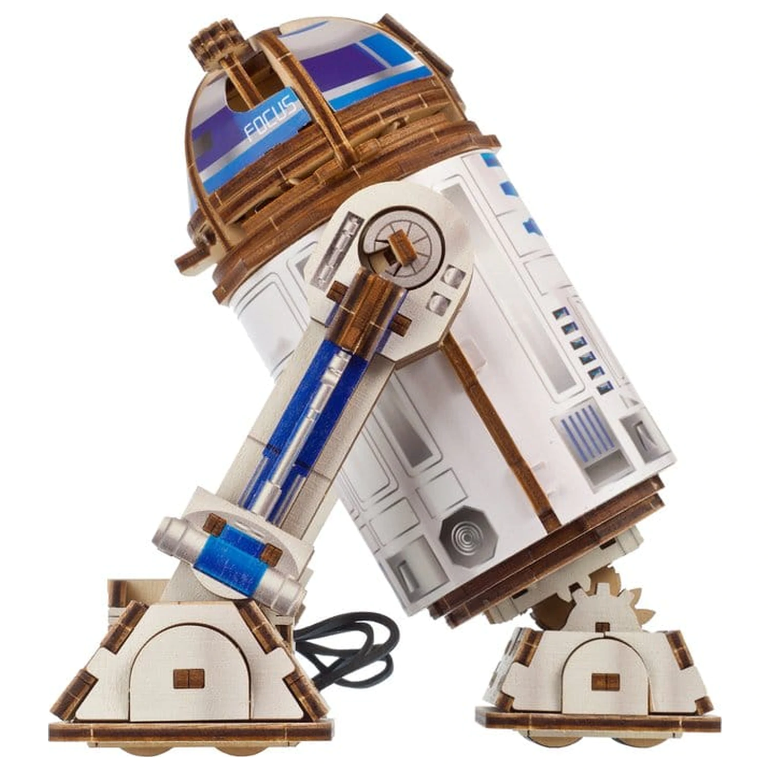 Star Wars 3D Dřevěné Puzzle R2-D2 fotografii produktu