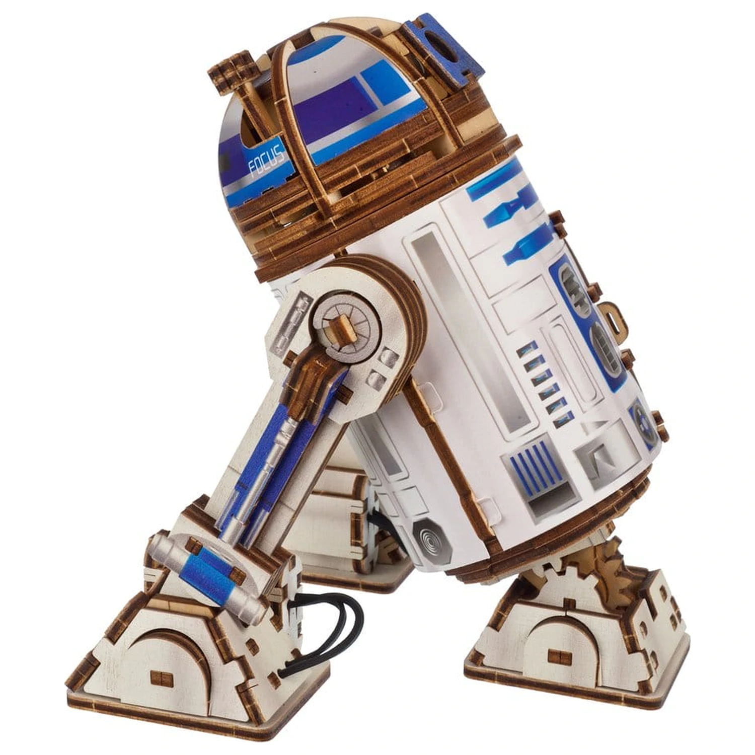 Star Wars 3D Dřevěné Puzzle R2-D2 fotografii produktu