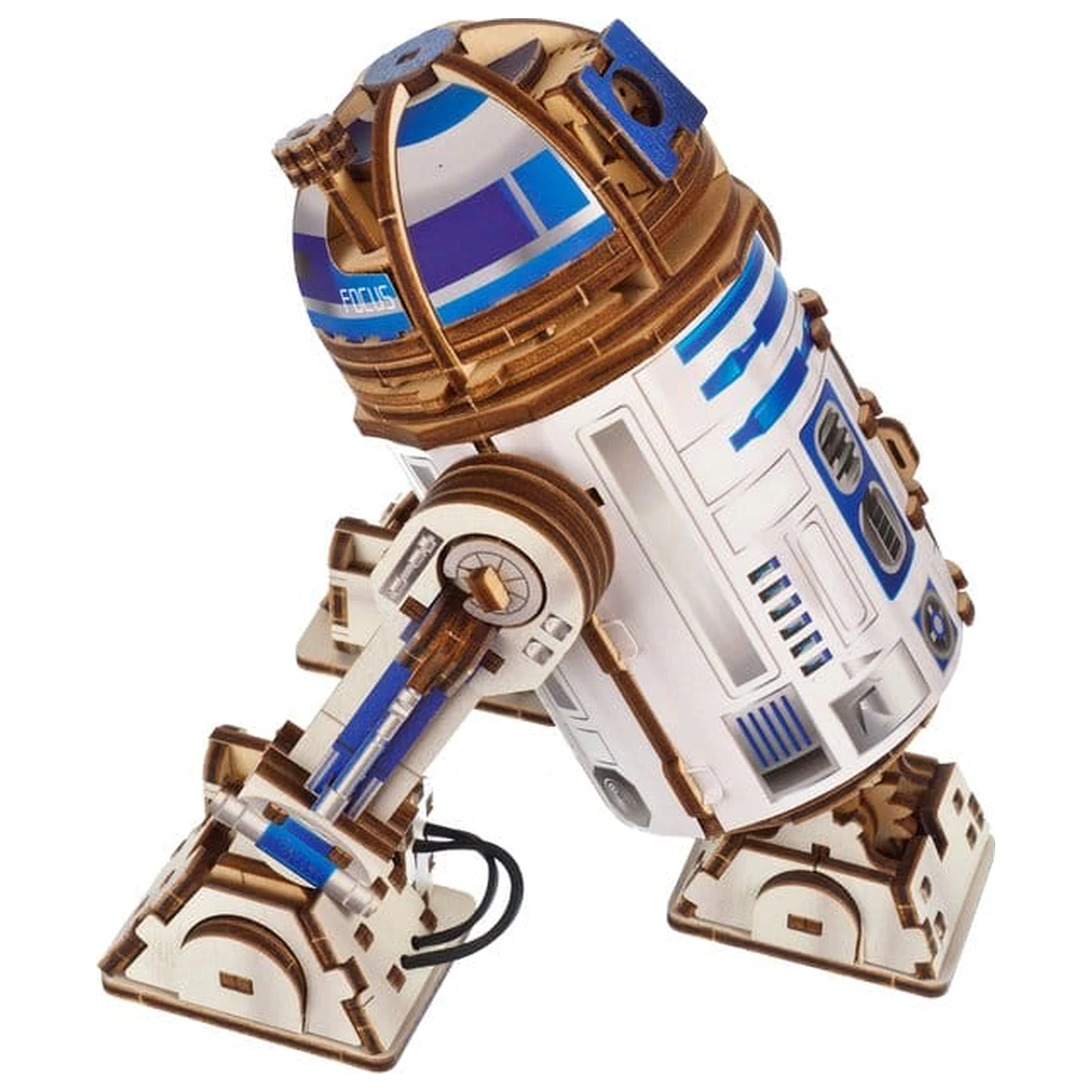 Star Wars 3D Dřevěné Puzzle R2-D2 fotografii produktu
