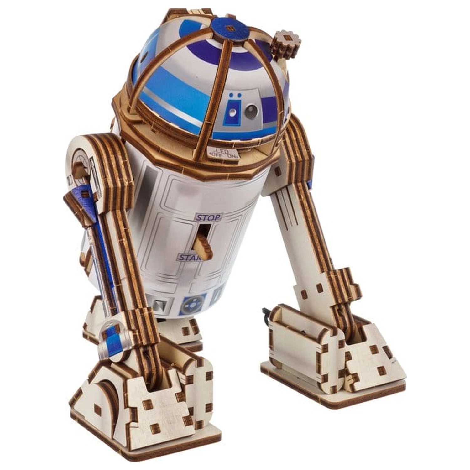 Star Wars 3D Dřevěné Puzzle R2-D2 fotografii produktu