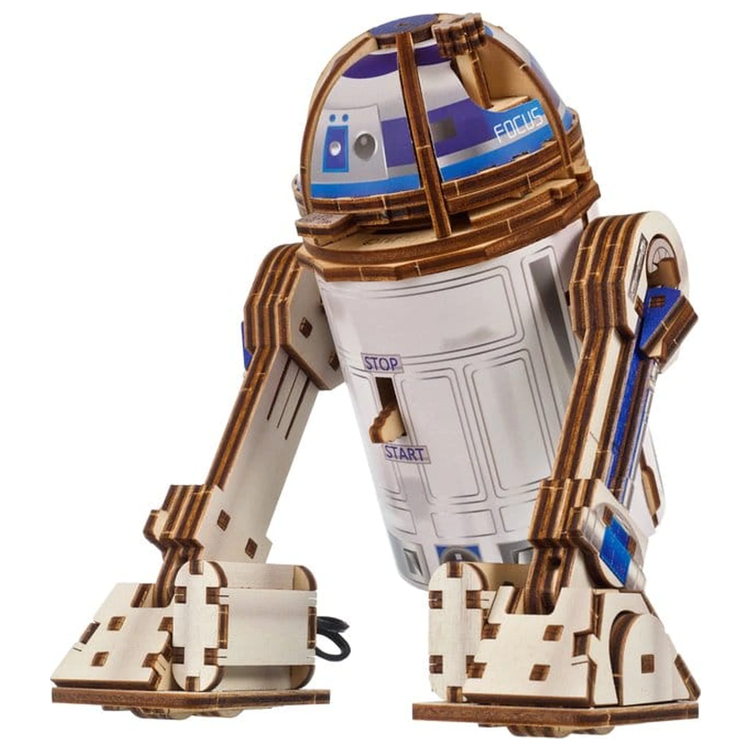 Star Wars 3D Dřevěné Puzzle R2-D2 fotografii produktu