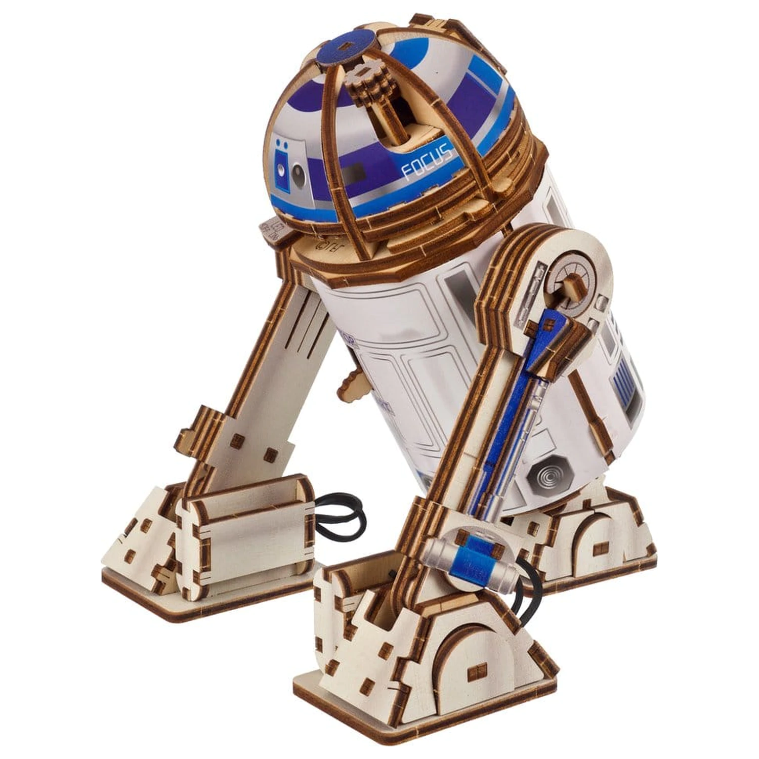 Star Wars 3D Dřevěné Puzzle R2-D2 fotografii produktu