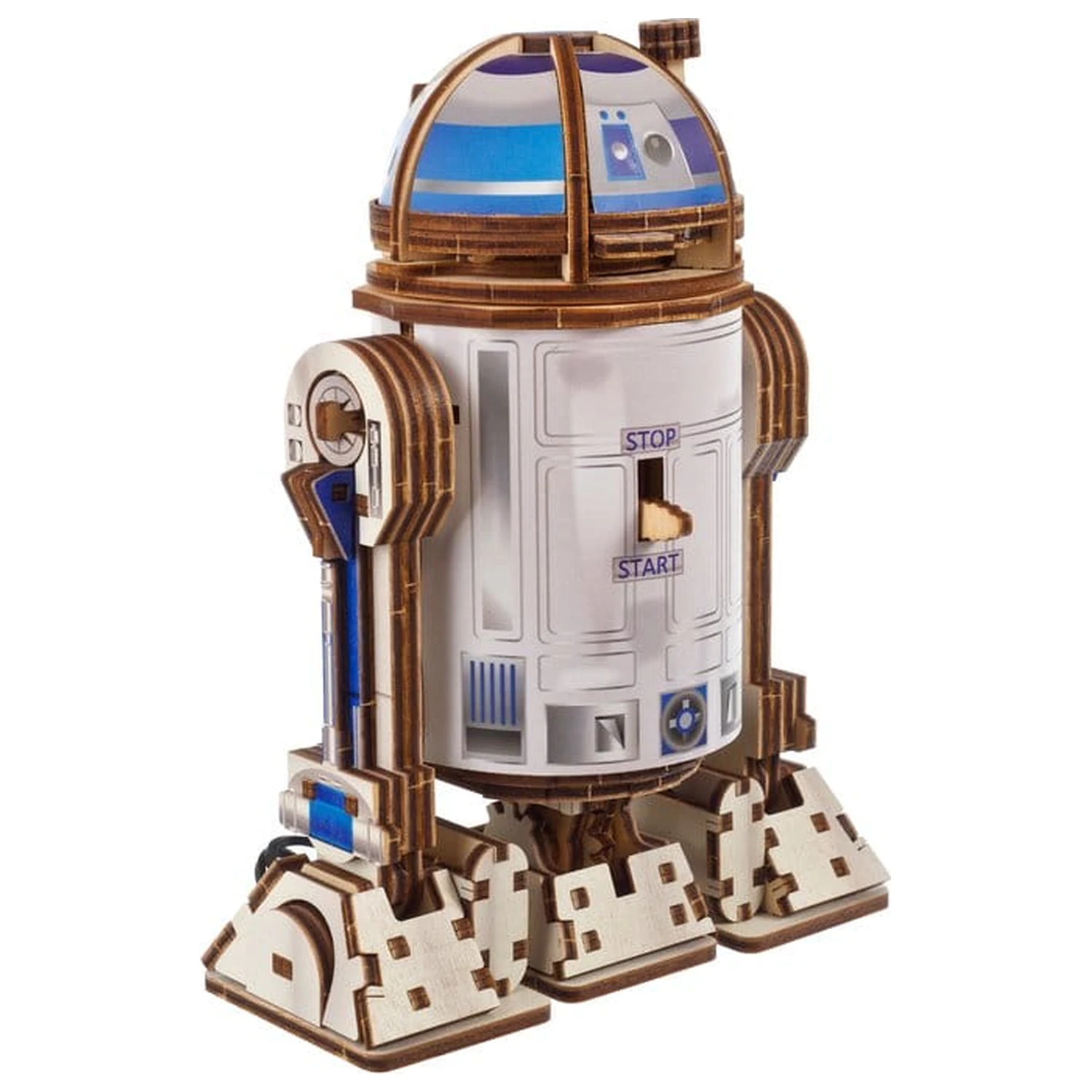 Star Wars 3D Dřevěné Puzzle R2-D2 fotografii produktu