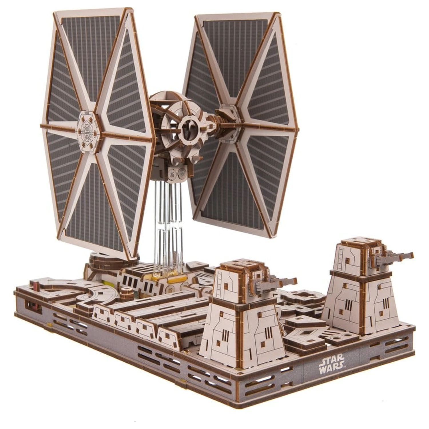 Star Wars 3D Dřevěné Puzzle TIE Fighter fotografii produktu