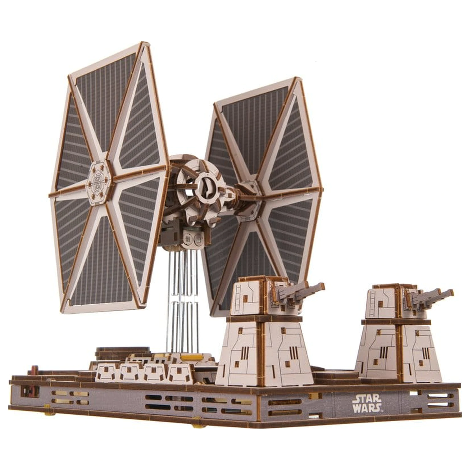 Star Wars 3D Dřevěné Puzzle TIE Fighter fotografii produktu