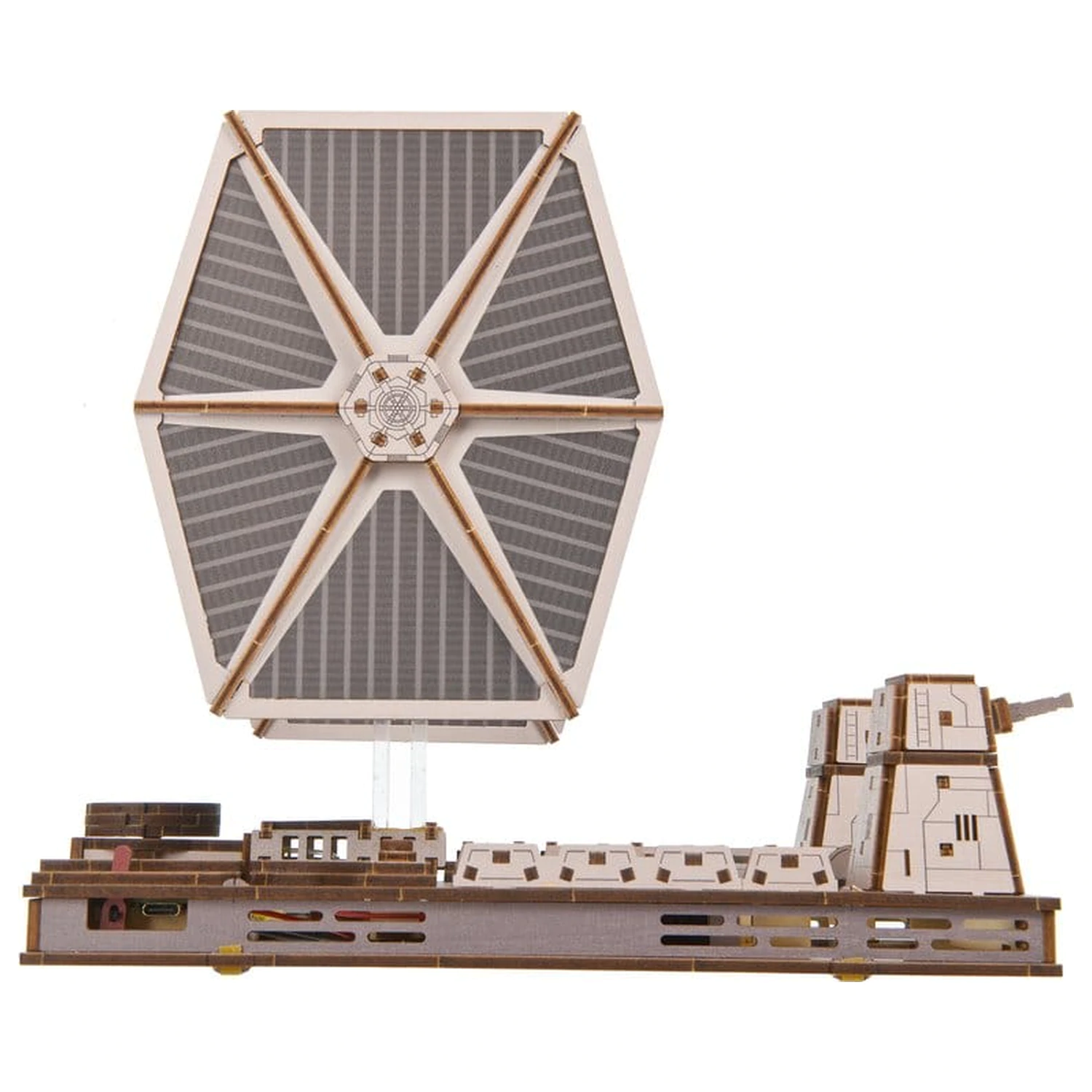 Star Wars 3D Dřevěné Puzzle TIE Fighter fotografii produktu