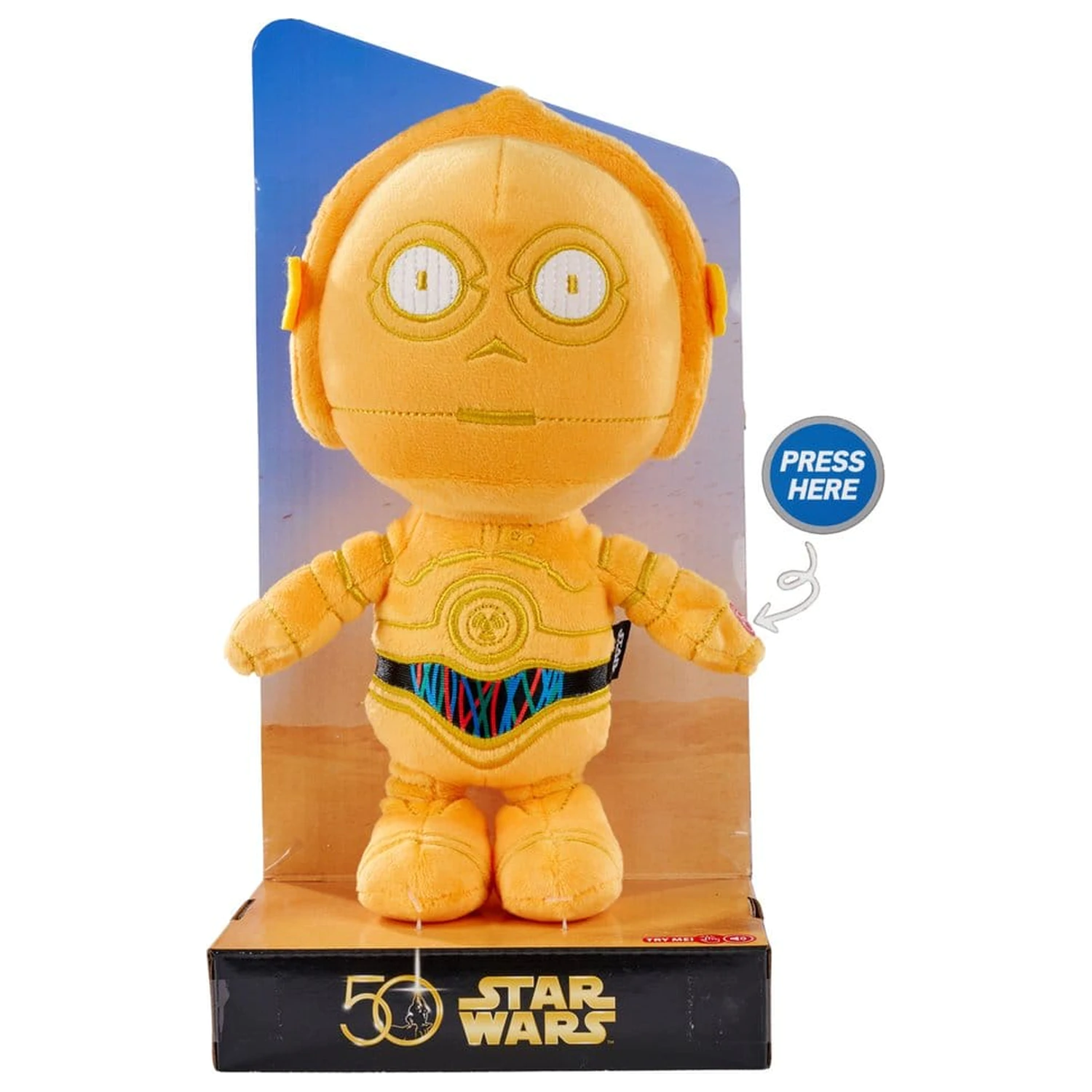 Star Wars 50. plyšová figurka C-3PO 25 cm fotografii produktu
