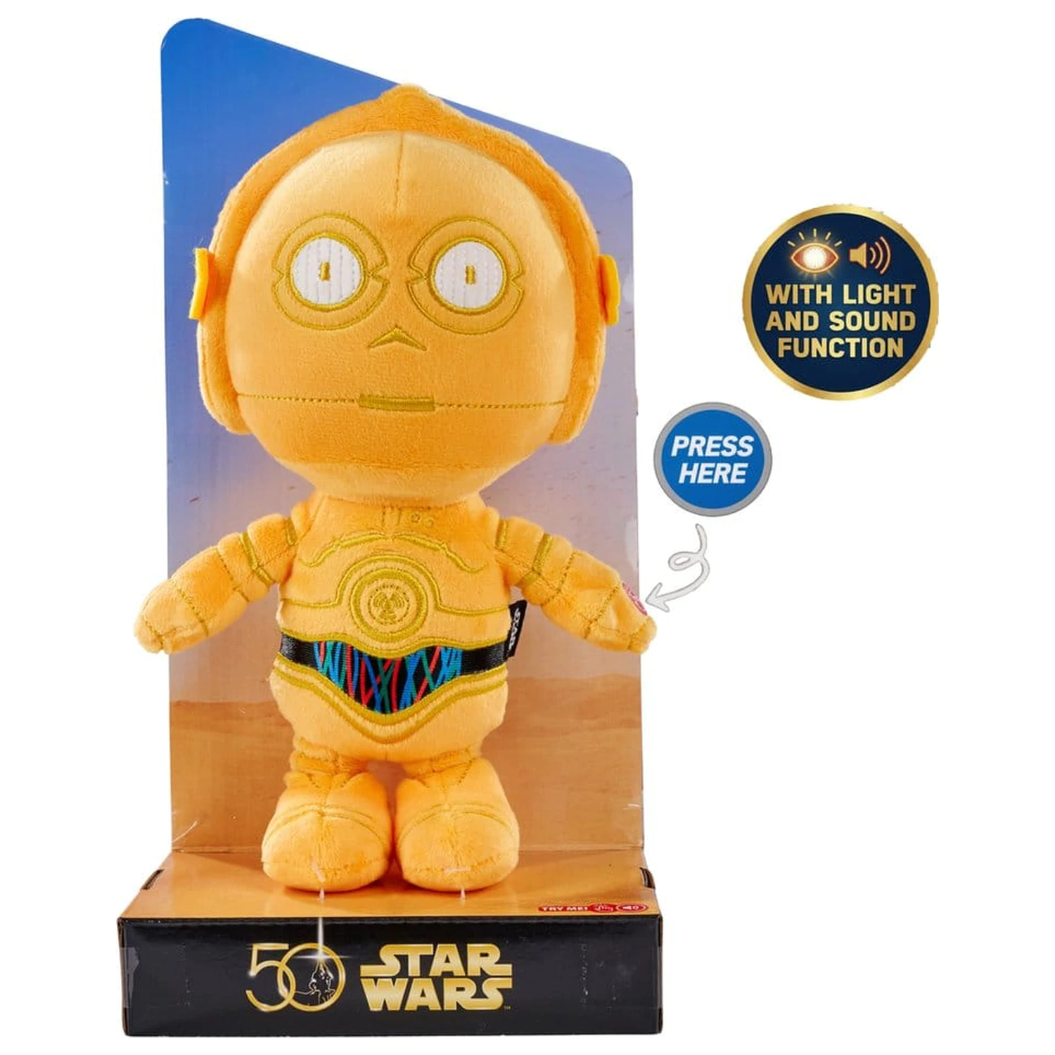 Star Wars 50. plyšová figurka C-3PO 25 cm fotografii produktu