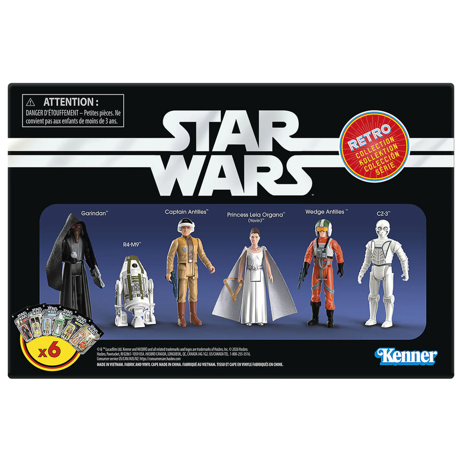 Star Wars: A New Hope Retro Collection sada 6 figurek 9,5 cm fotografii produktu