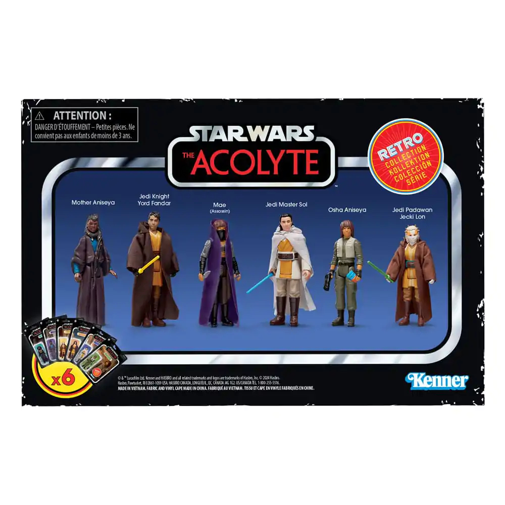 Star Wars: Acolyte Retro Collection Akční figurka balení 6 kusů 10 cm fotografii produktu