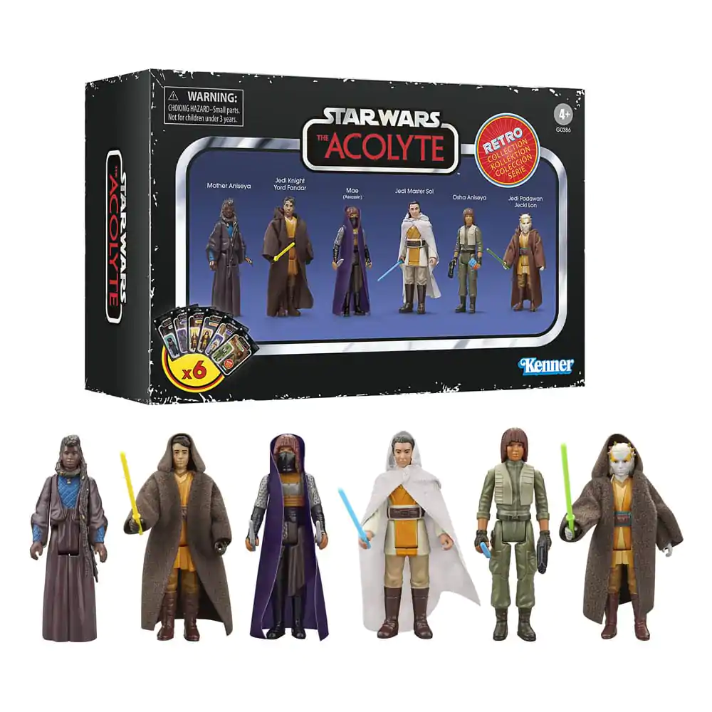 Star Wars: Acolyte Retro Collection Akční figurka balení 6 kusů 10 cm fotografii produktu