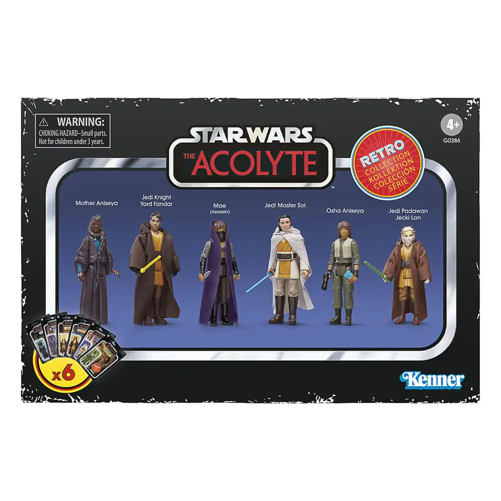 Star Wars: Acolyte Retro Collection Akční figurka balení 6 kusů 10 cm fotografii produktu