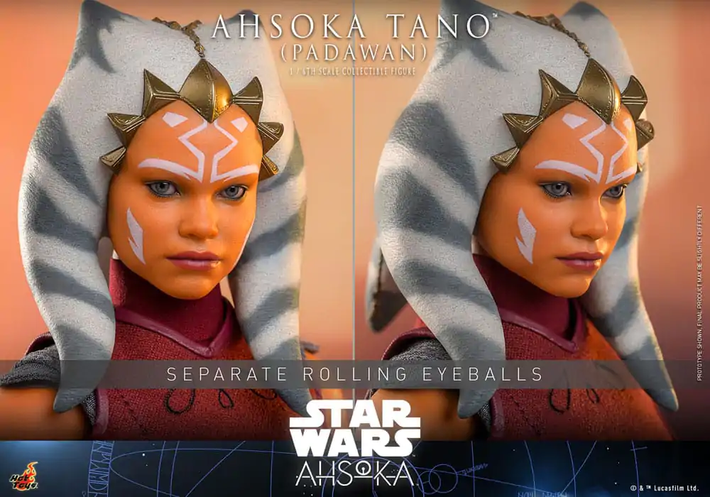 Star Wars: Ahsoka akční figurka 1/6 Ahsoka Tano (Padawan) 27 cm fotografii produktu