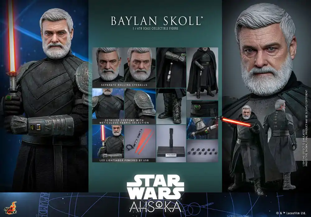 Star Wars: Ahsoka Akční figurka 1/6 Baylan Skoll 32 cm fotografii produktu